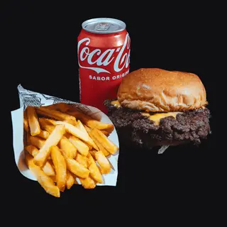 Menu Triple Beef Smash Burger