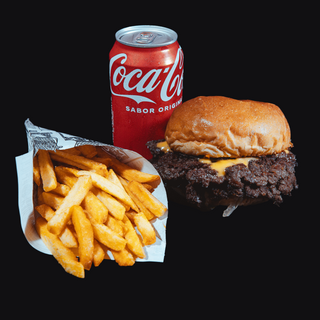 Menu Triple Beef Smash Burger