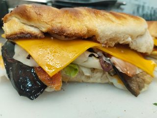 Lomo vegetariano + bebida