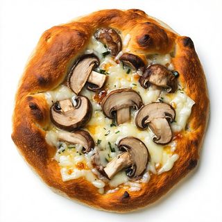 Pizza bianca porcini