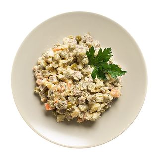 Оливье с мясом