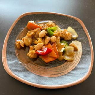 33.Pollo con almendras