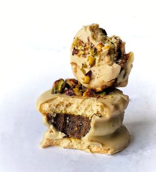 Mini Alfajor Triple Pistacho