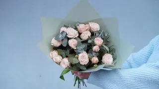 სპრეი ვარდი და ევკალიპტი 