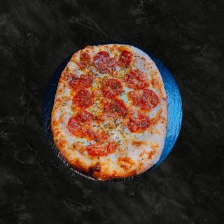 Pão de alho com pepperoni