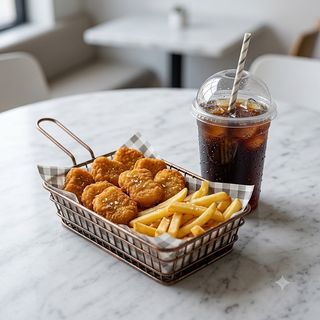 Menù chicken nuggets
