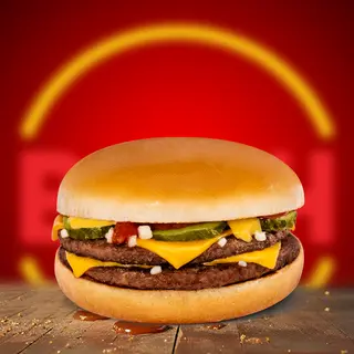 Double cheeseburger