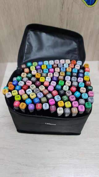 Touch Маркеры 120 Цветов В Черном Тканевом Чехле