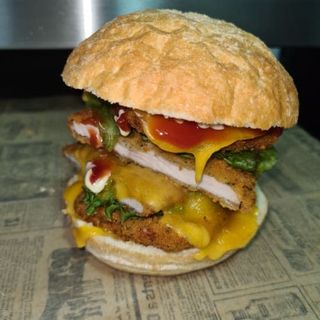 Hamburguesa Doble Crispy