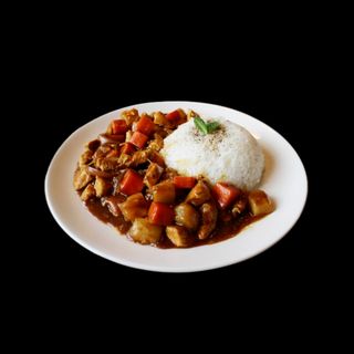 443. RISO AFFOGATO CON POLLO