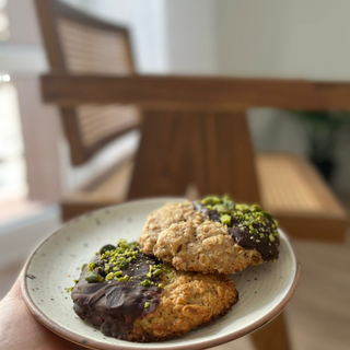 Cookie Avena Con Chocolate Y Pistahcos