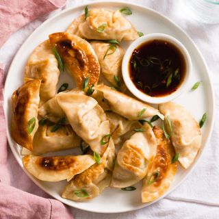 Deep fried chicken dumplings