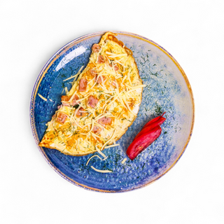 Omletă cu șuncă și cașcaval  250g 