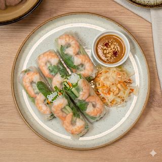 Fresh spring rolls z krewetkami