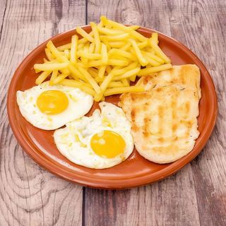 Plato Combinado De Lomo O Pechuga