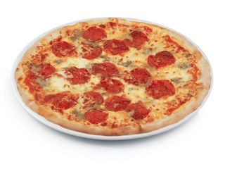 Pizza Quattro Formaggi salam picant