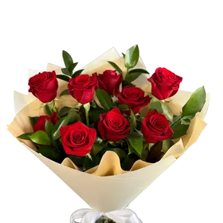 Buchet cu trandafiri rosii