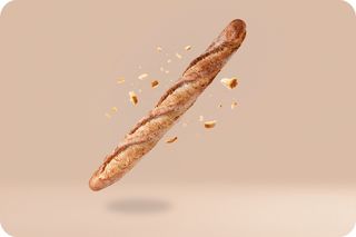 Bagietka pszenno - żytnia na zakwasie