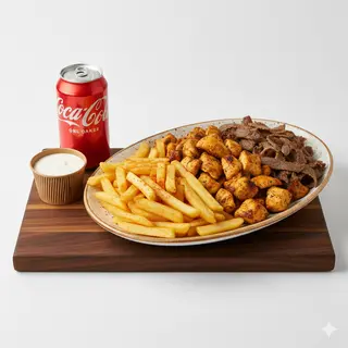 Menú Plato Kebab Con Patatas