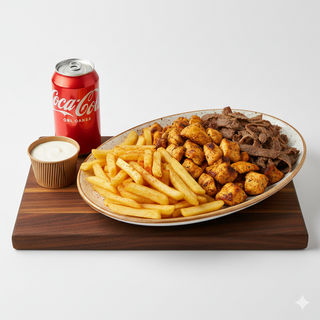 Menú Plato Kebab Con Patatas