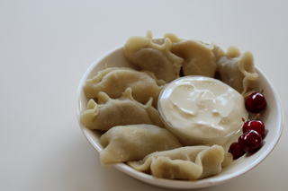 Pierogi mrożone z wiśniami