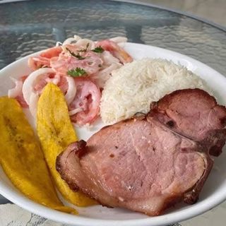 Combiando  de chuleta ahumada 