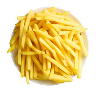 Frytki proste z ketchupem