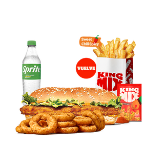 Menú Long Spicy + Complemento + King MiX Sweet Chilli