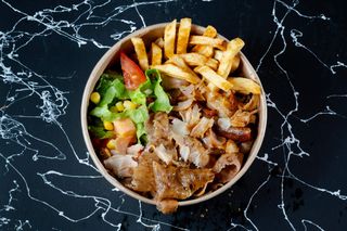 Doner Bowl + Coca Cola