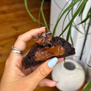 COOKIE DULCE DE LECHE CON CHOCOLATE