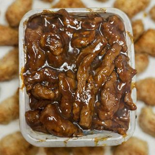 Ternera sin verdura con salsa