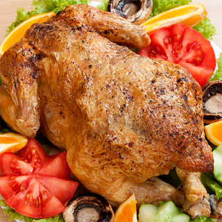 Pollo campero asado con ensalada LTC