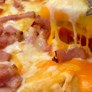 patatas gratinadas (queso/bacon) mediana