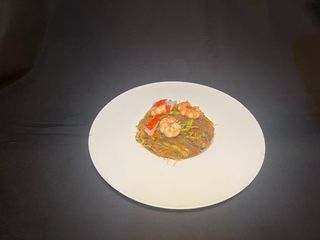 31. Spaghetti di soia con frutti di mare