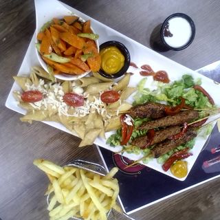 Plat Brochette Viande Hachée