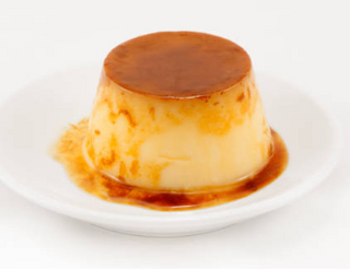 Flan sabor queso
