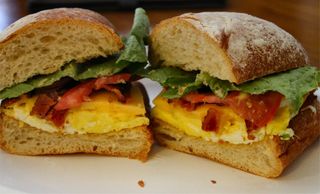 Sandwich Eggs And Bacon