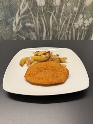 Cotoletta di pollo con patate