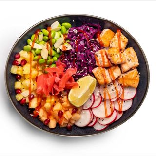 Grilled salmon bowl mały