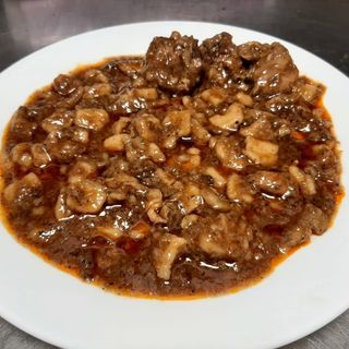 Gazpachos manchegos. Racion con caracoles 