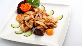 Maiale Bambù e Funghi