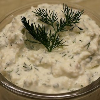 Branza sarata si marar