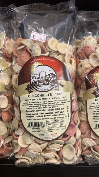 Orecchiette tris