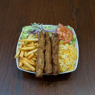 Plato Combinado Seekh Kebab