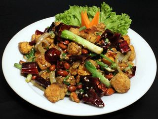 შემწვარი ორაგული წიწაკით და არახისით, G19