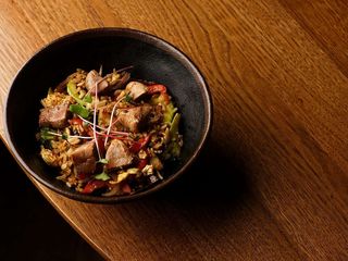 Яєчний рис з качкою (320g)