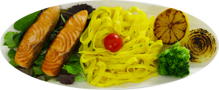 Сьомга на скара (480г)