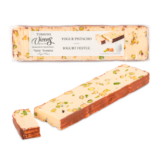 Turrón de Yogur con Pistacho Vicens Tabla 300 Gr.