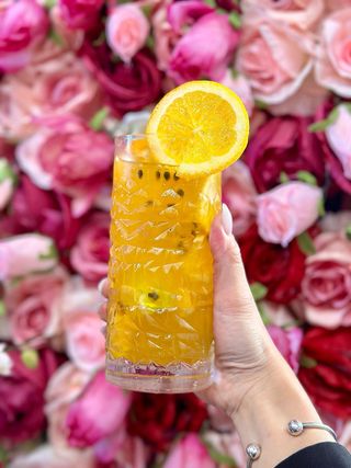 Orange macedonia tea