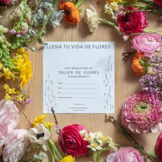 VALE REGALO TALLER DE FLORES